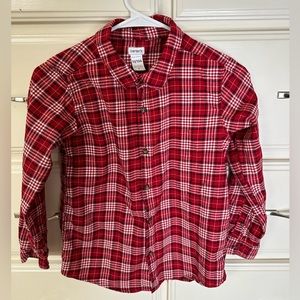 Boys plaid shirt